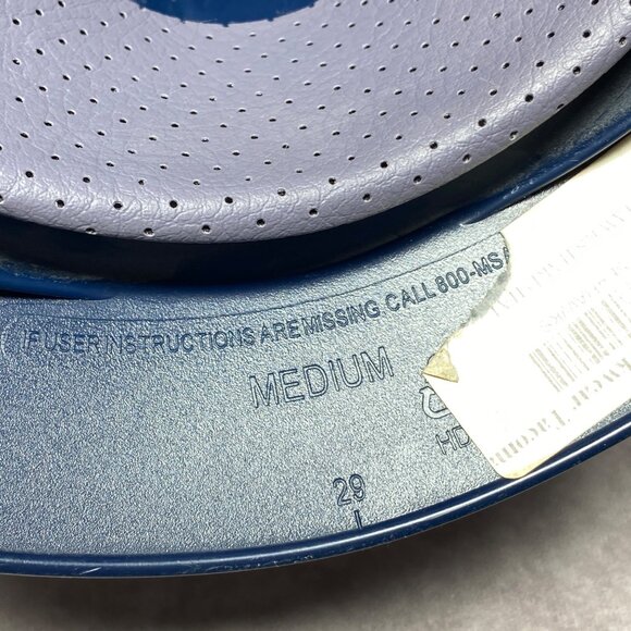Seattle Seahawks MSA V-Gard Hard Hat Medium Size Adjustable OSHA ANSI Blue - Picture 7 of 9